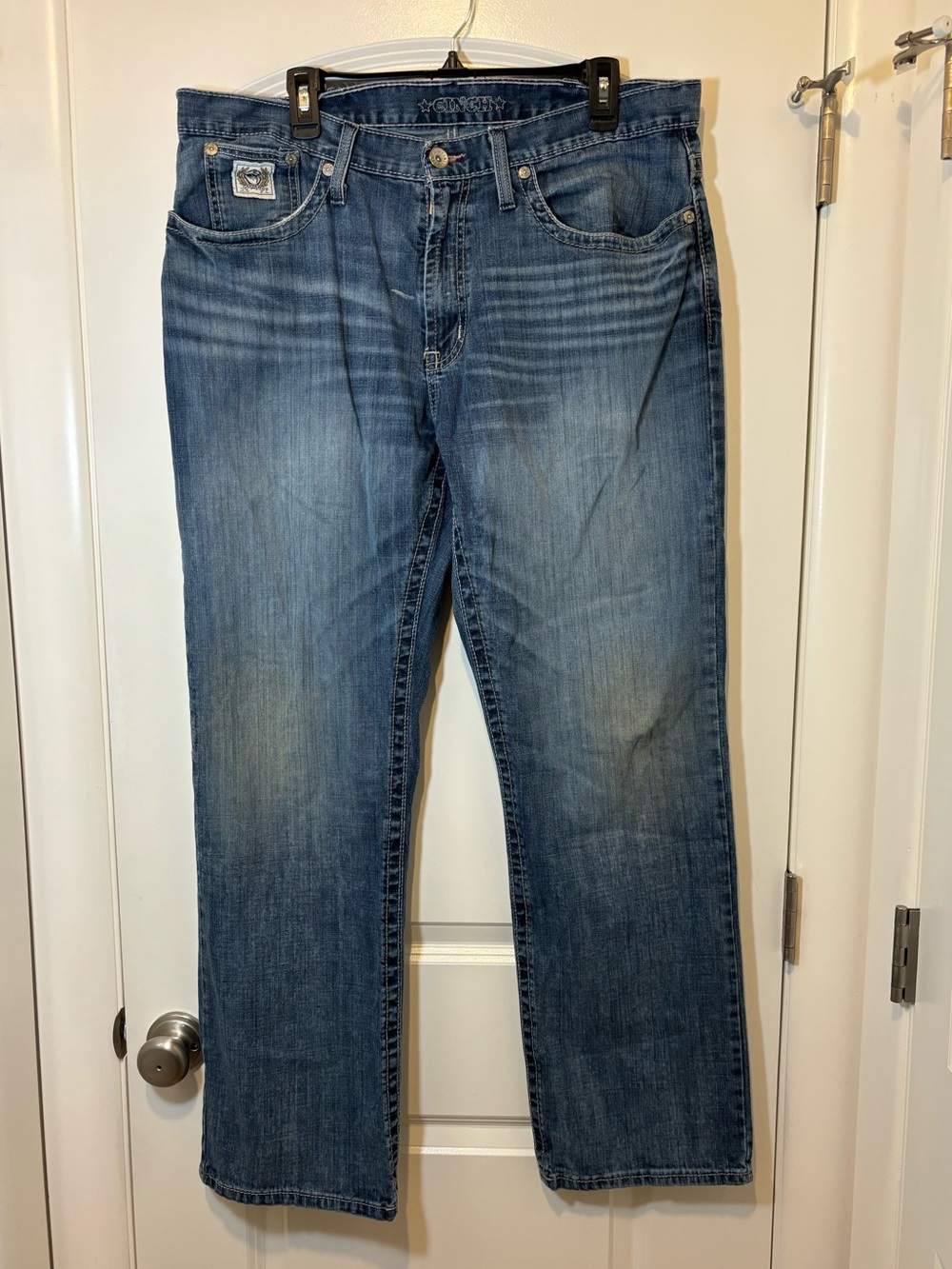 Cinch Men's Straight Leg Blue Jeans